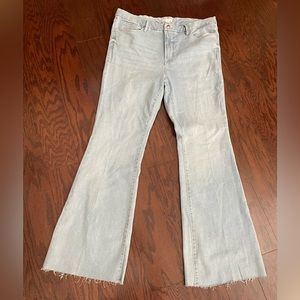 Good American size 18 good legs flare jeans denim